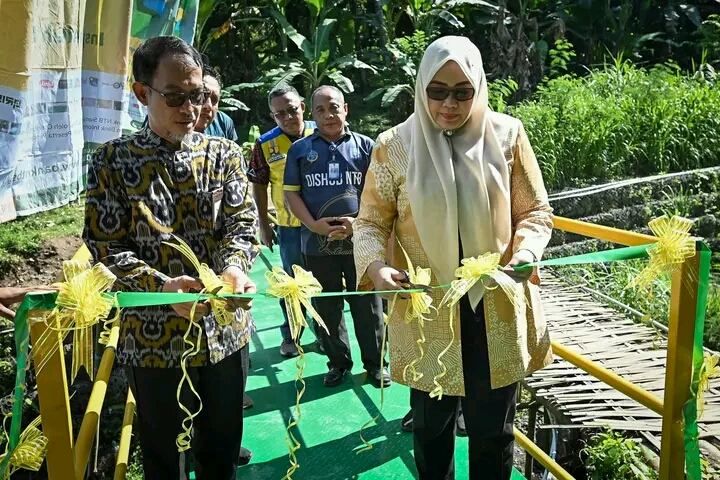 Peresmian Jembatan Amanah, Wagub NTB: Jaga Alam untuk Cegah Bencana