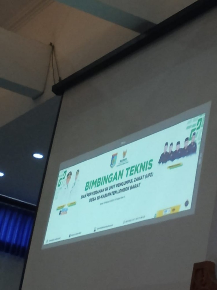 Perkuat Pengelolaan Zakat, Baznas Lombok Barat Gelar Bimtek dan Penyerahan SK UPZ Desa Se-Kabupaten