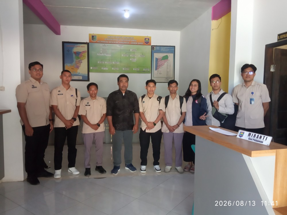 Pengurus Dapur MBG Batulayar Jalin Silaturahmi ke Kantor Desa Batulayar Barat, Laporkan Data Penerima dan Penyaluran Program